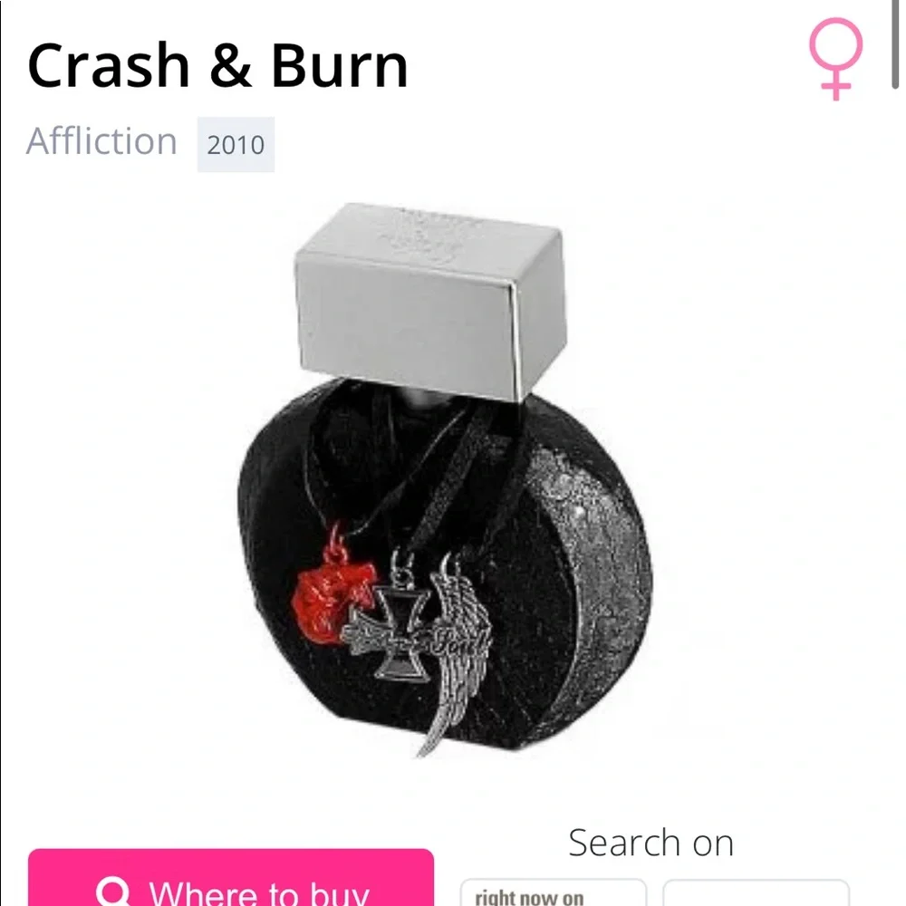 Affliction crash and burn perfume ISO !!!! - Picture 1 of 2